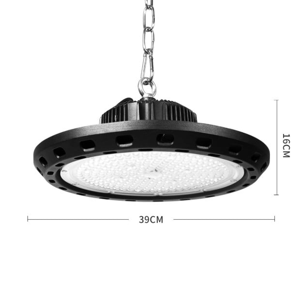 UFO High Bay LED Lights 200W Workshop Lamp Shed Warehouse Image 3