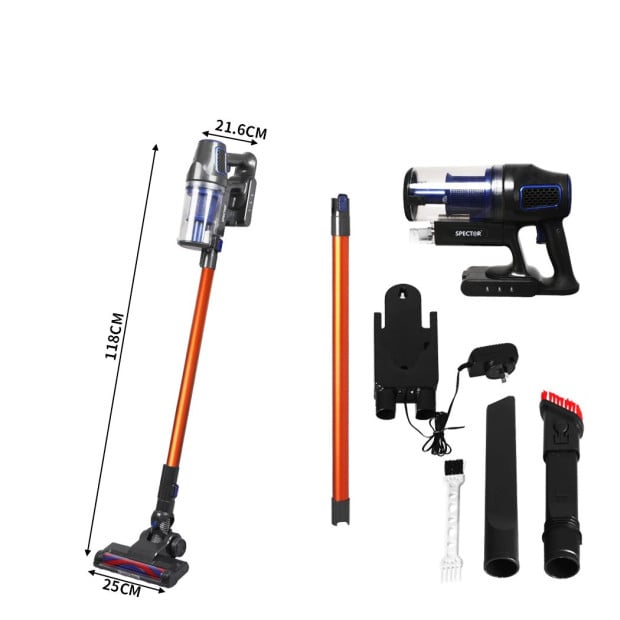 Handheld Vacuum Cleaner Cordless Stick Bagless Recharge Wall Mounted Image 3