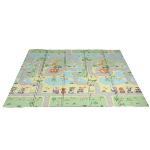 Kids Play Mat Baby Crawling Pad Floor Foldable XPE Foam Non-slip Star Image 4