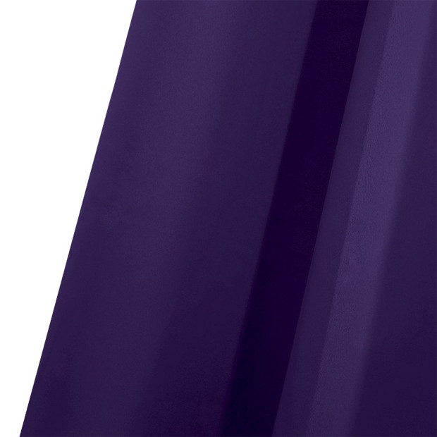 2x Blockout Curtains Panels 3 Layers 140x230cm Purple Image 4