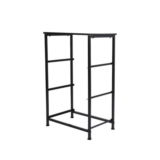 Storage Cabinet Tower Chest of Drawers Tallboy 3 Drawer Dark Grey Image 4