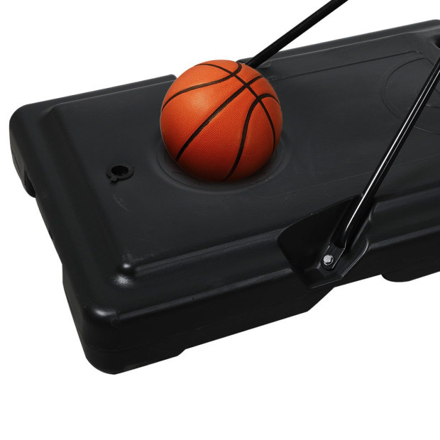 Basketball Hoop Stand System Portable 3.05M Height Adjustable Net Ring In Ground Image 3