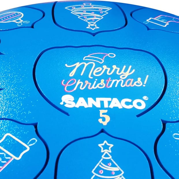 10in Steel Tongue Drum 11 Notes Handpan drum Bag Christmas Gifts Blue Image 4