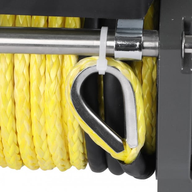 5443kgs Electric Winch Wireless Control 12V with Synthetic Rope Image 4