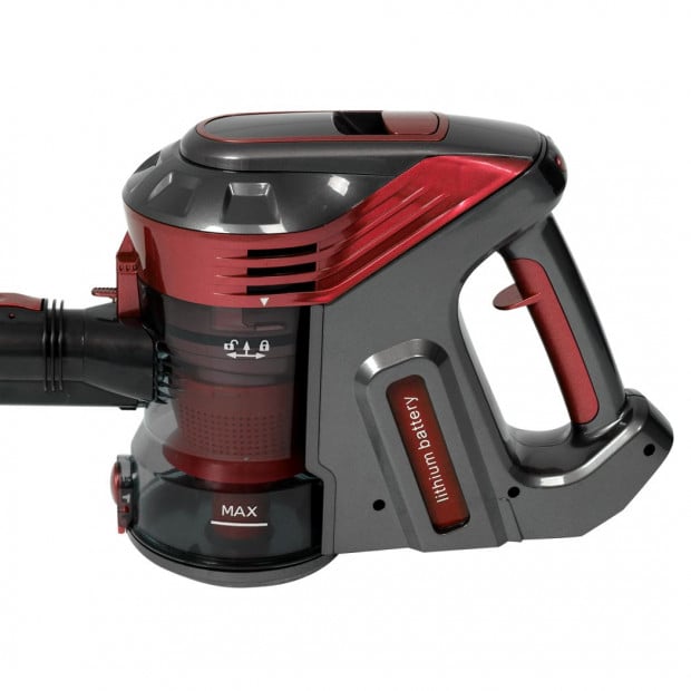 150W Handheld Vacuum Cleaner Cordless Bagless Rechargeable Red Image 4