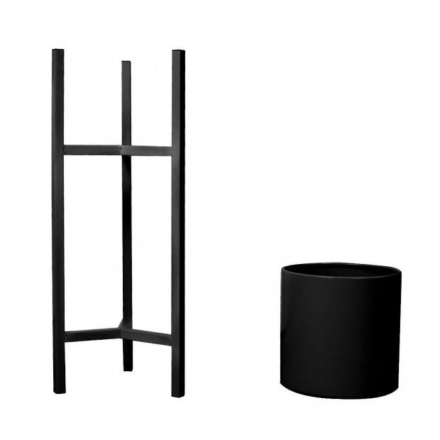 Plant Stand Garden Planter Metal Flower Pot Rack Corner Shelving Large Image 4