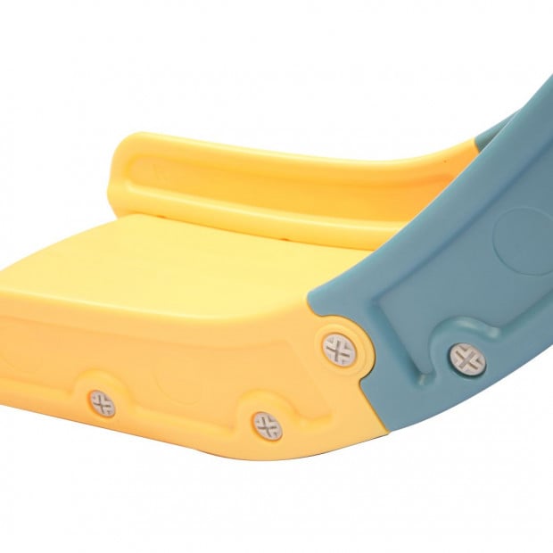 Kids Slide 135cm Long Activity Center Toddlers Play Blue Image 4