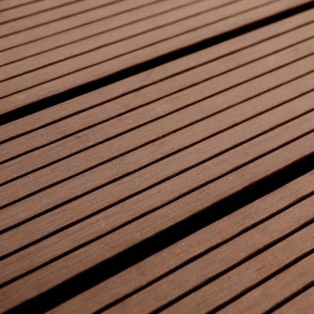 10x Floor Tiles Plastic Decking Garden Backyard Home Decor Image 4