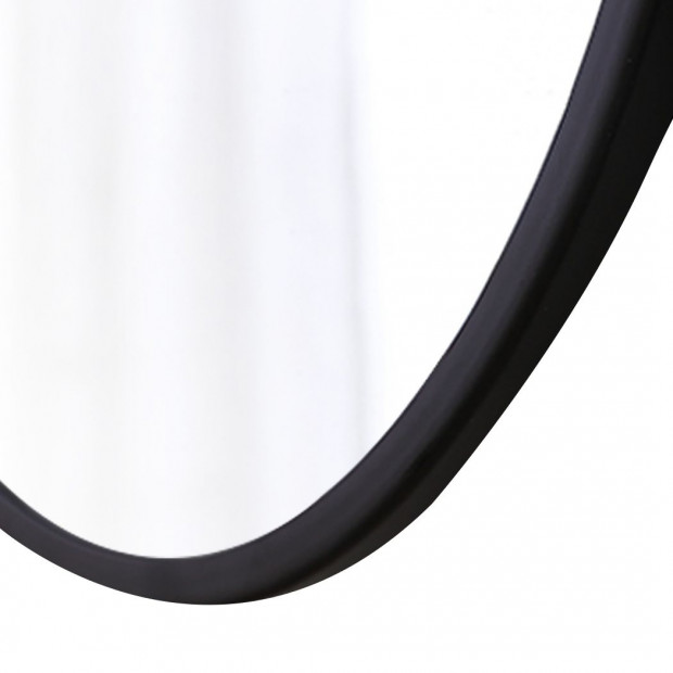 Wall Mirror Round Shaped Bathroom Makeup Mirrors Smooth Edge 50CM Image 4