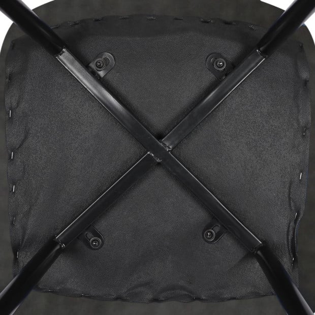 4x Dining Chairs Kitchen Table Lounge Room Padded Seat PU Leather Image 4