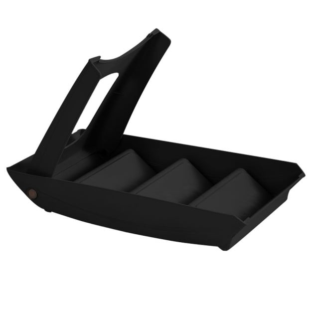 Pet Stairs Dog Ramp Steps Portable Foldable Climbing Ladder - Black Image 4