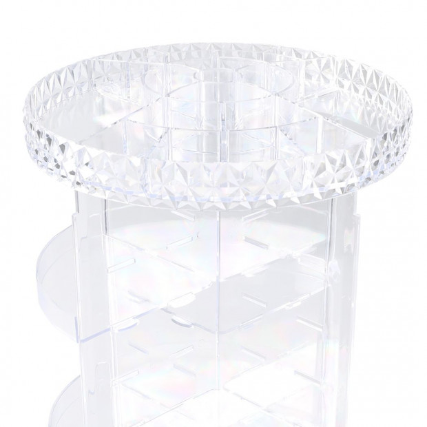 Makeup Organiser Acrylic Rotating Cosmetic Organizer Holder Clear Image 4