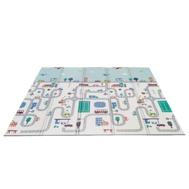 Kids Play Mat Baby Crawling Pad Floor Foldable XPE Foam Non-slip Cloud Image 4
