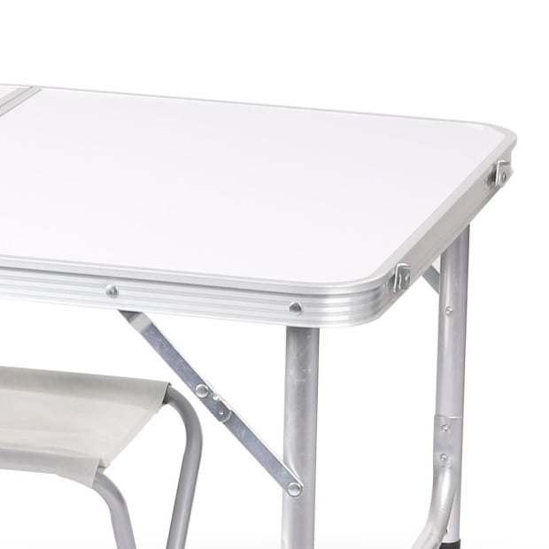 Camping Table Chair Set Folding Portable Outdoor Picnic BBQ Desk Image 4