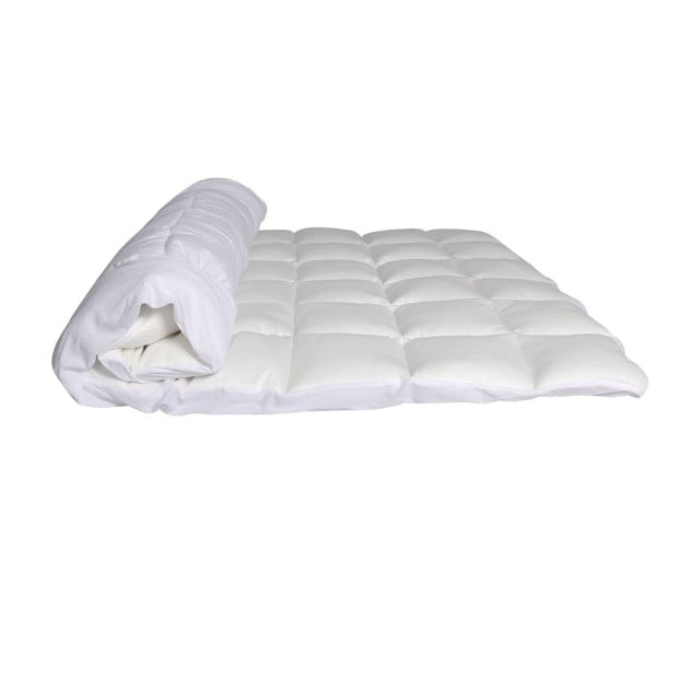 Bamboo Quilted Mattress Protector Luxury Topper Underlay Pad Double Image 4
