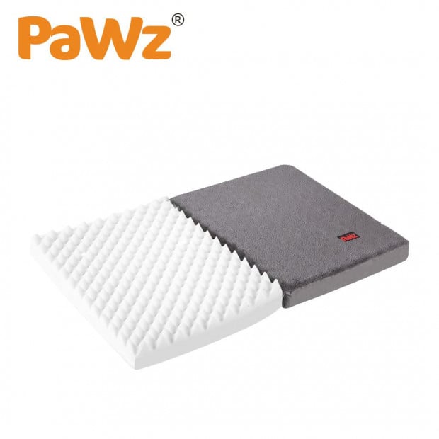 Pet Bed Foldable Dog Puppy Beds Cushion Pad Pads Soft Plush Black XL Image 4