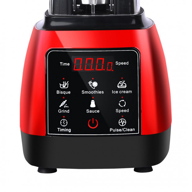 2L Commercial Blender Mixer Food Processor  Juicer Ice Crush Red Image 4