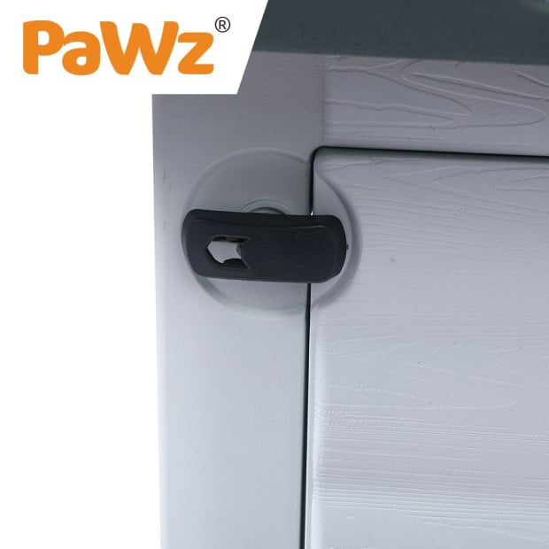 Dog Kennel Outdoor Indoor Pet Plastic Garden Large House Weatherproof Image 4