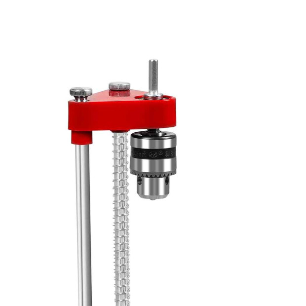 Drill Locator Alloy Steel WoodworkingPunch Guide Jig Tool Adjustable Image 4