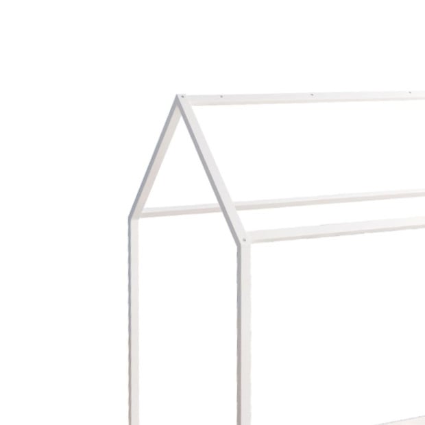 Bed Frame Single Wooden House Frame Wood Mattress Base Platform Image 4