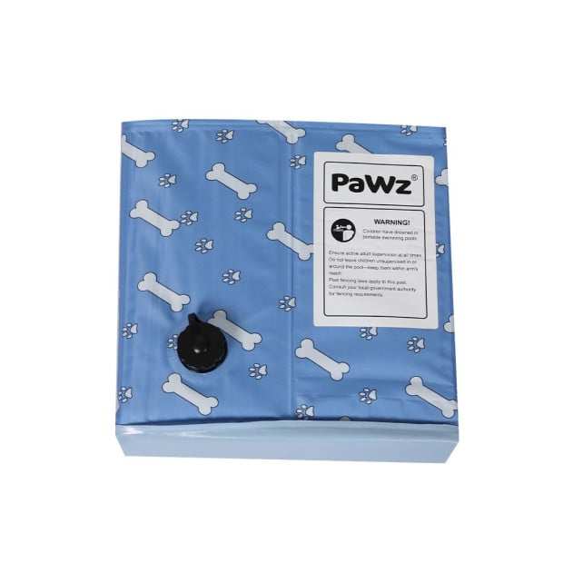 Portable Pet Swimming Pool Kids Dog Cat Outdoor Blue - 120cm Image 4