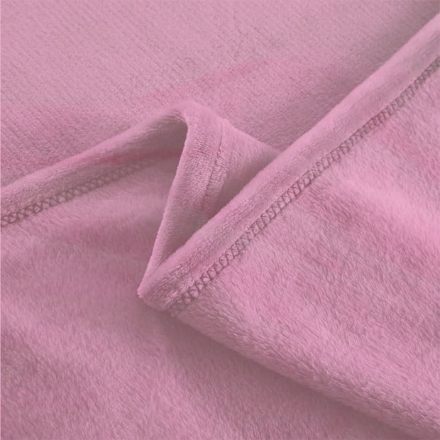 320GSM 220x160cm Ultra Soft Mink Blanket Warm Throw in Teal Colour Image 4