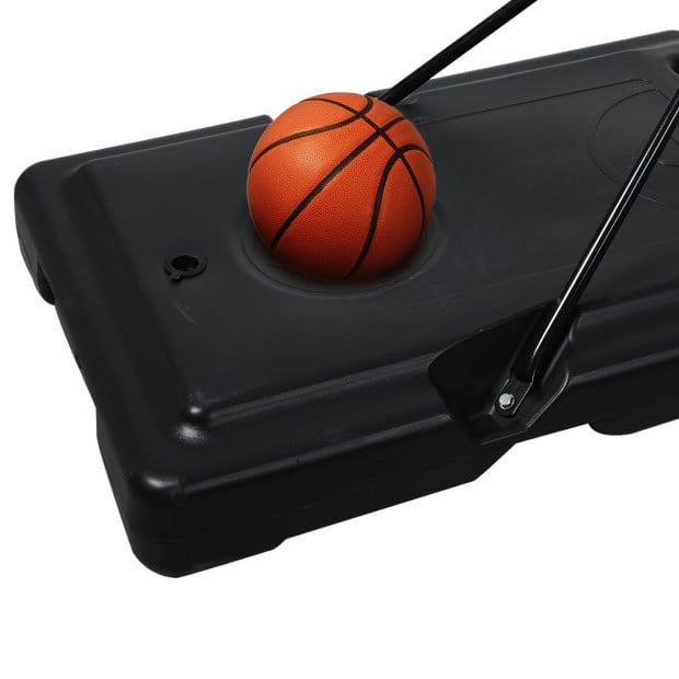 Basketball Hoop Stand System Ring Portable 2.1M Adjustable Height Kids In Ground Image 4
