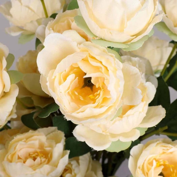 6x Artificial Flower 7 Heads Flowers Garden Home Decor Yellow Image 4
