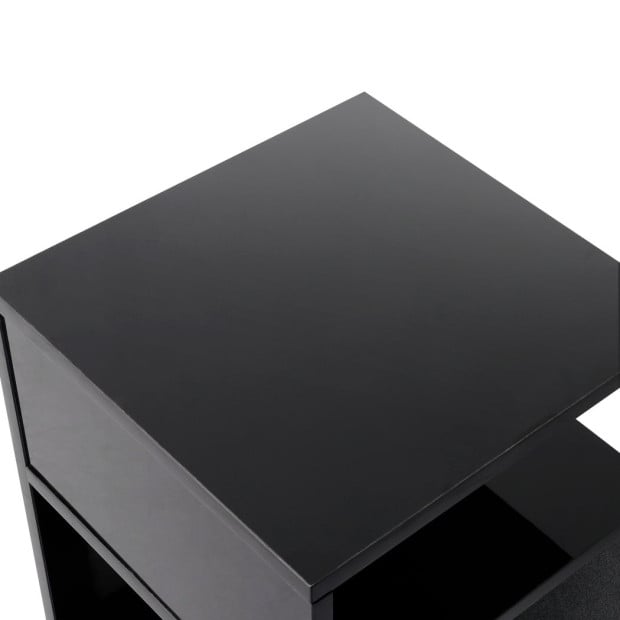 Bedside Tables Drawers Side Wood Nightstand Storage Cabinet Bedroom Image 4