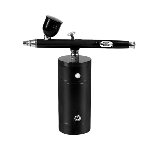 Airbrush Kit Compressor Cordless Dual Action USB Spray Paint Set Image 4