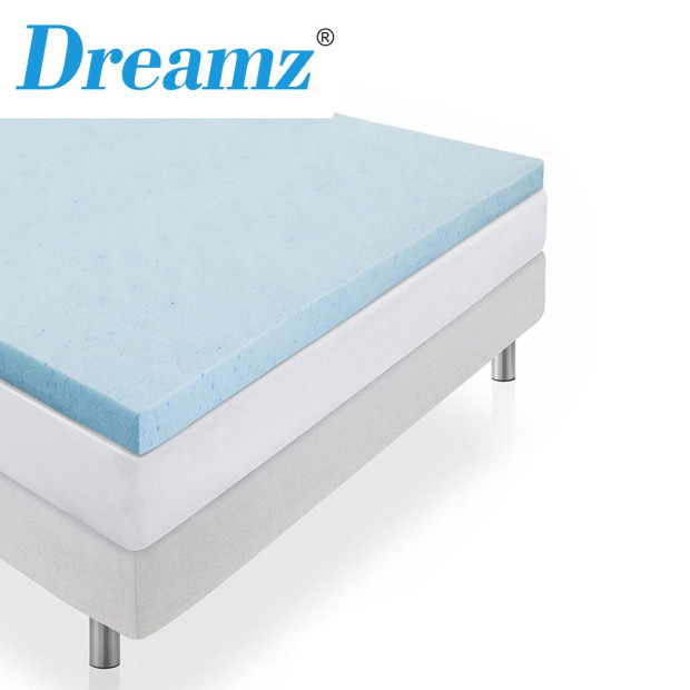 5cm Thick Cool Gel Memory Foam Mattress Topper Bamboo Fabric Single Image 4