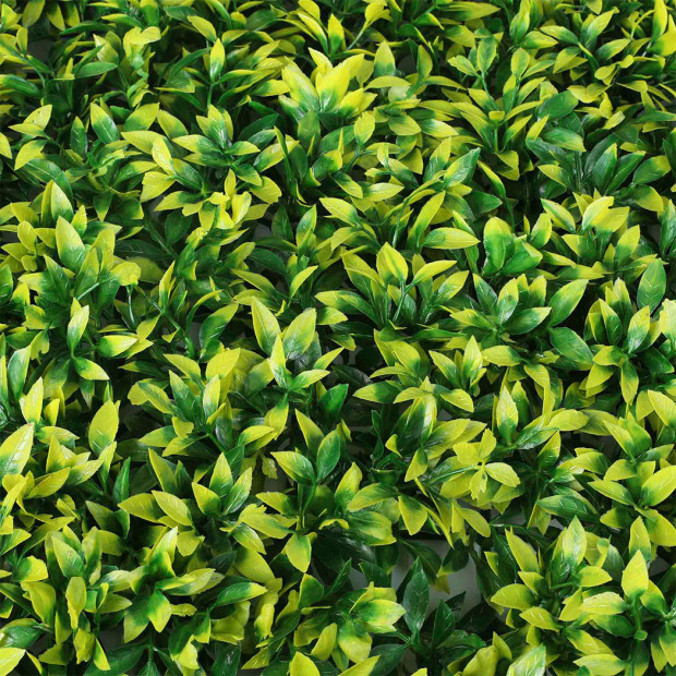 10x Artificial Boxwood Hedge Fence Fake Vertical Garden Green Outdoor Image 4