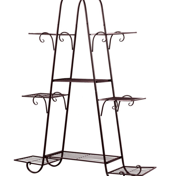 Plant Stand New Design Flower Pot Corner Shelf Bronze Type 1 Image 4