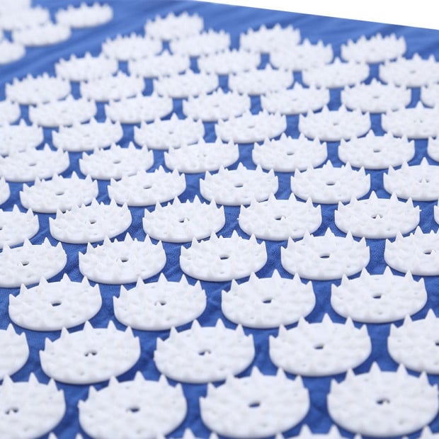 Acupressure Mat Yoga Massage Pain Stress Relax Blue 68 x 42cm Image 4