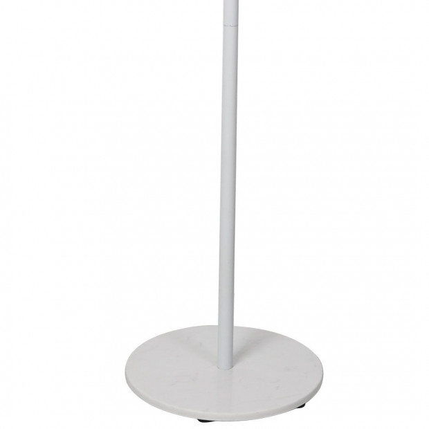 Clothes Stand Garment Coat Rack Metal Rail Portable Hanger Stand White Image 4