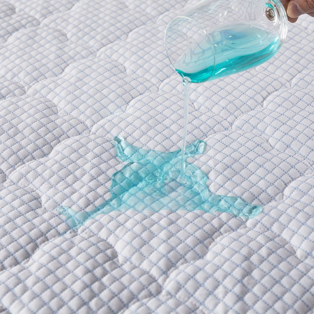 Mattress Protector Topper Cool Fabric Waterproof Cover Single Image 7