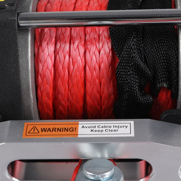 Electric Winch 3500LBS/1590KGS Wireless Control 12V Synthetic Rope Image 5