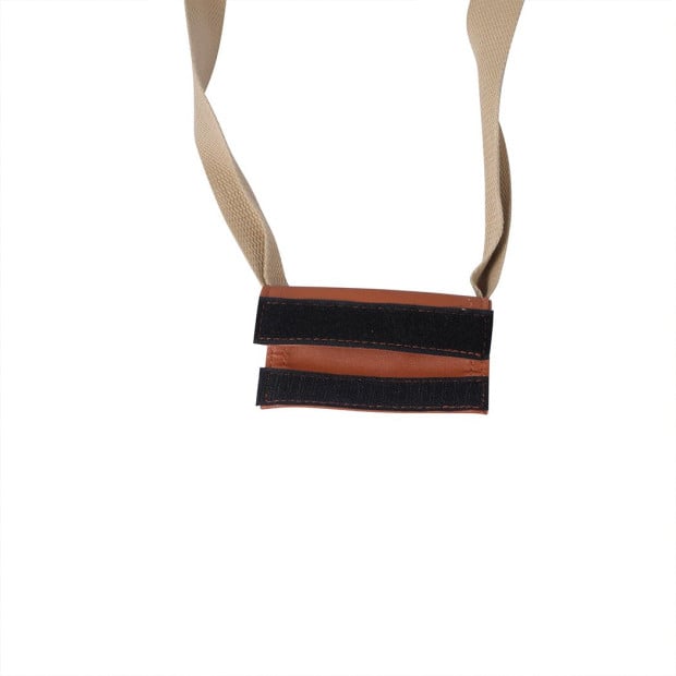 Traderight Firewood Bag Durable Canvas Leather Fire Wood Carrier Log Holder Tote Image 5