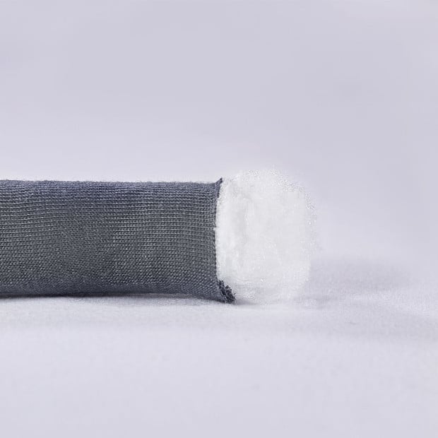 Knitted Weighted Blanket Chunky Bulky Knit Throw Blanket 3KG Grey Image 5