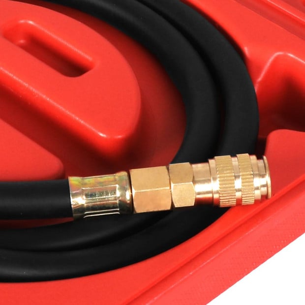 Engine Oil Pressure Gauge Diagnostic Test Tools Automotive 12pcs Red Image 5