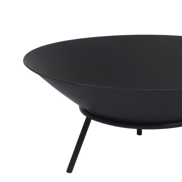 2in1 Steel Fire Pit Bowl Garden Outdoor Patio Fireplace Heater 70cm Image 5