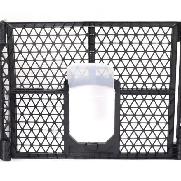 Pet Playpen Foldable Protable Dog Plastic Garden Outdoor 4 Panels Image 5