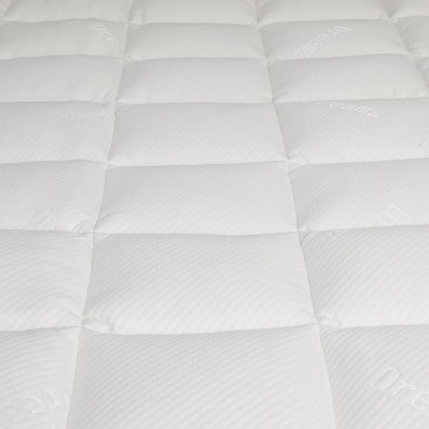 Bamboo Quilted Mattress Protector Luxury Topper Underlay Pad Double Image 5