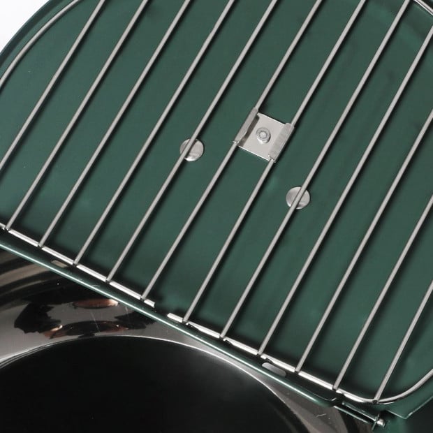 Deep Frying Pot Non-stick 24cm Tempura Fryer Pan Stainless Steel Green Image 5