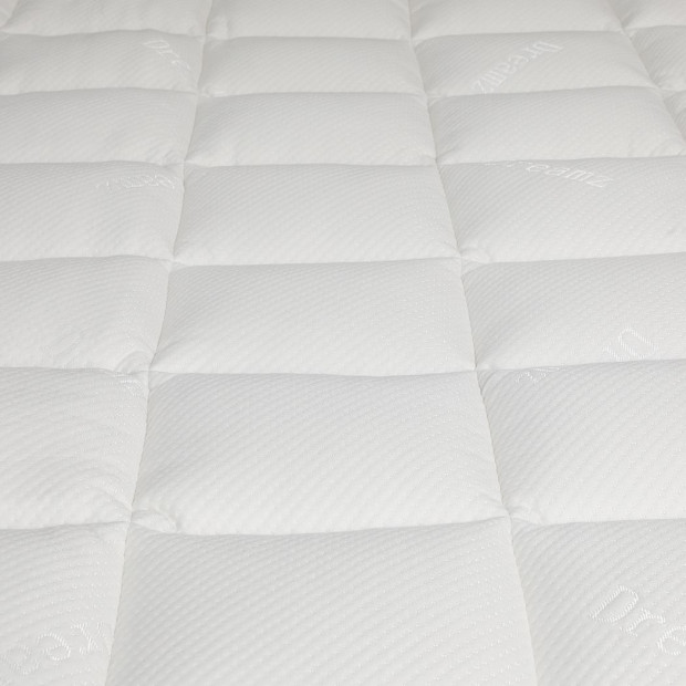 Mattress Protector Luxury Topper Bamboo Quilted Underlay Pad Single Image 5