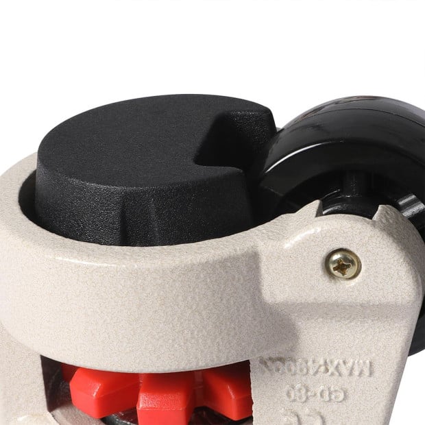 Leveling Caster Adjustable Wheel 1400KG Retractable GD80F 4PCS Image 5