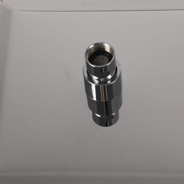 Rain Shower Head Set Silver Brass Taps Mixer Handheld High Pressure Image 5