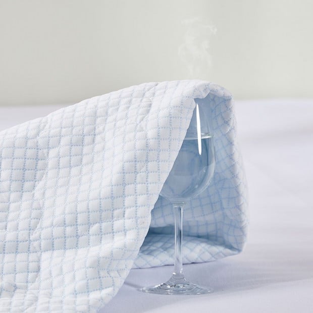 Mattress Protector Topper Cool Fabric Waterproof Cover Single Image 10