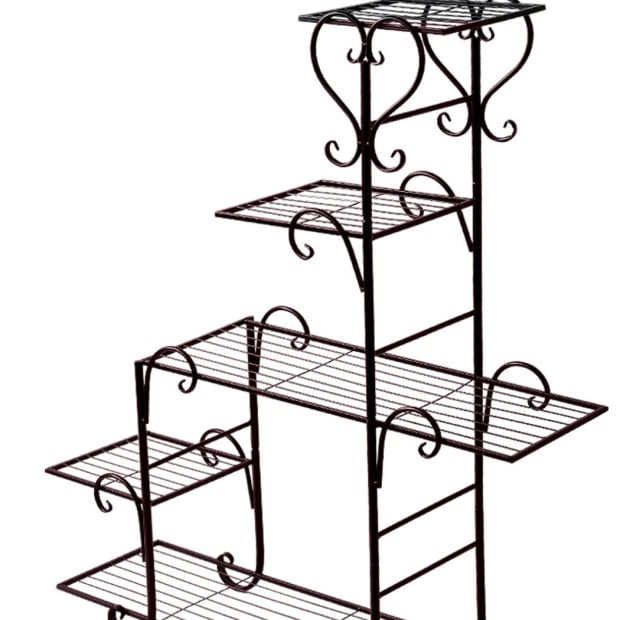Plant Stand New Design Flower Pot Corner Shelf Bronze Type 2 Image 5