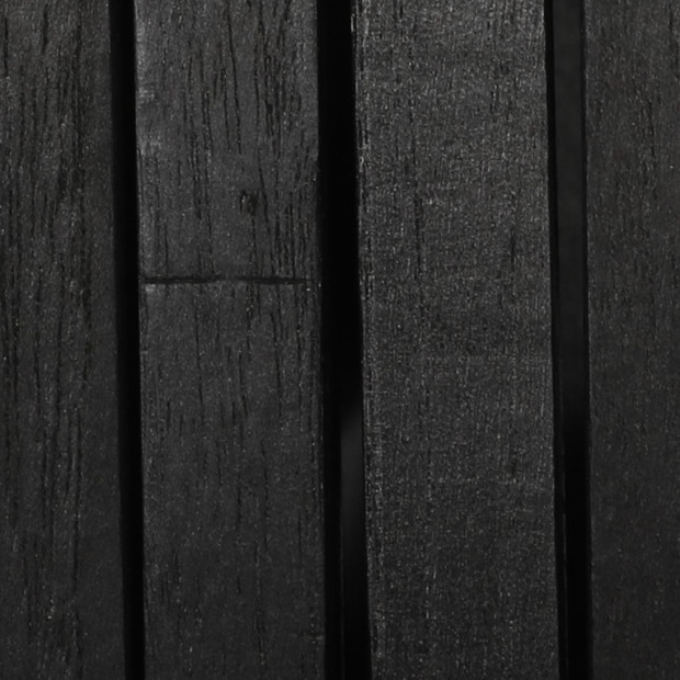 6 Panel Room Divider Folding Screen Partition Multi Sizes Wood Black Image 5